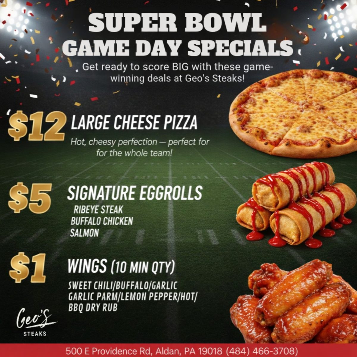 Restaurant branding graphic and promotional design for food business marketing